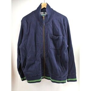 Boden‎ Mens Navy Cotton Collar Full Zip Long Sleeve Coat Thick Jacket Size M